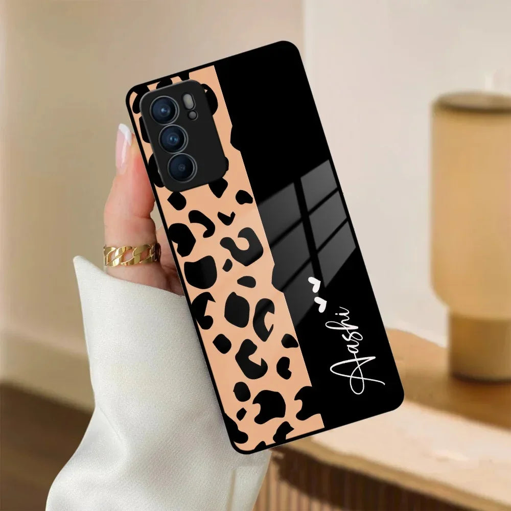 Leopard Glass Case Cover For Oppo - ShopOnCliQ