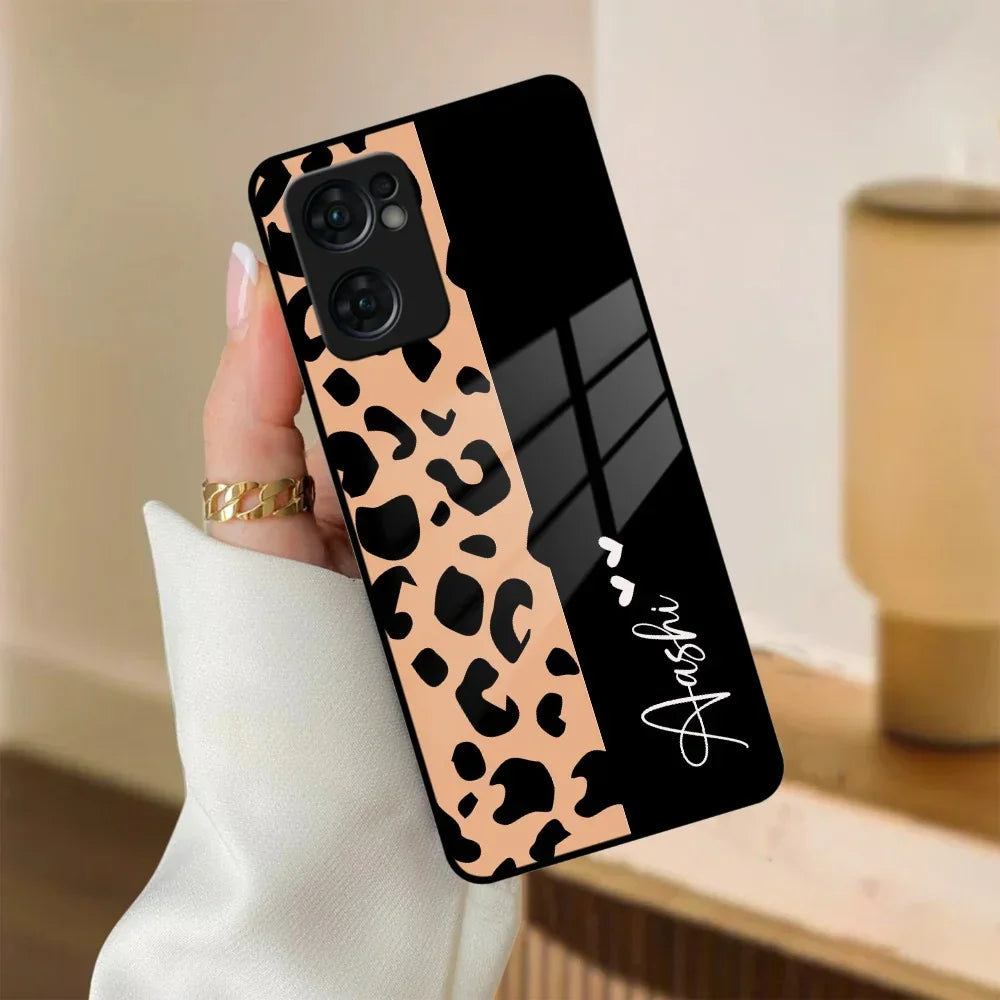 Leopard Glass Case Cover For Oppo - ShopOnCliQ