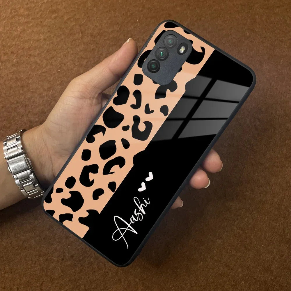 Leopard Glass Case Cover For Poco - ShopOnCliQ