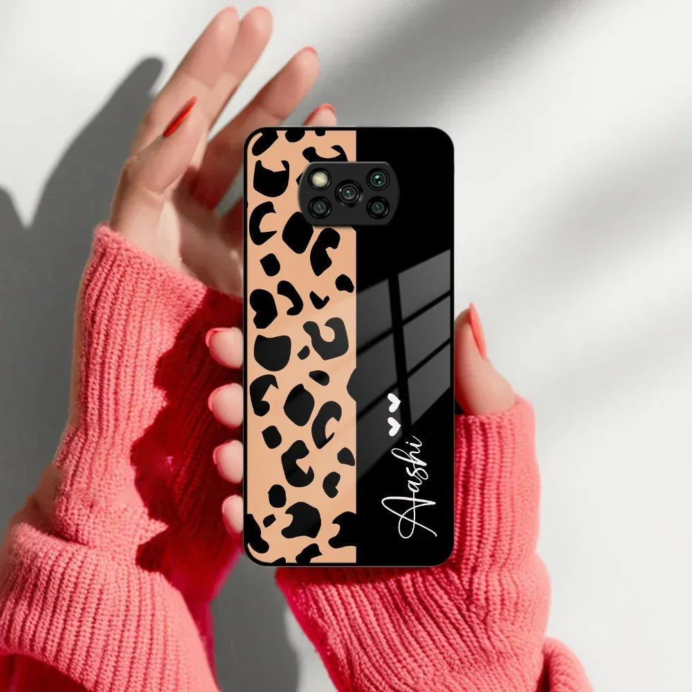 Leopard Glass Case Cover For Poco - ShopOnCliQ
