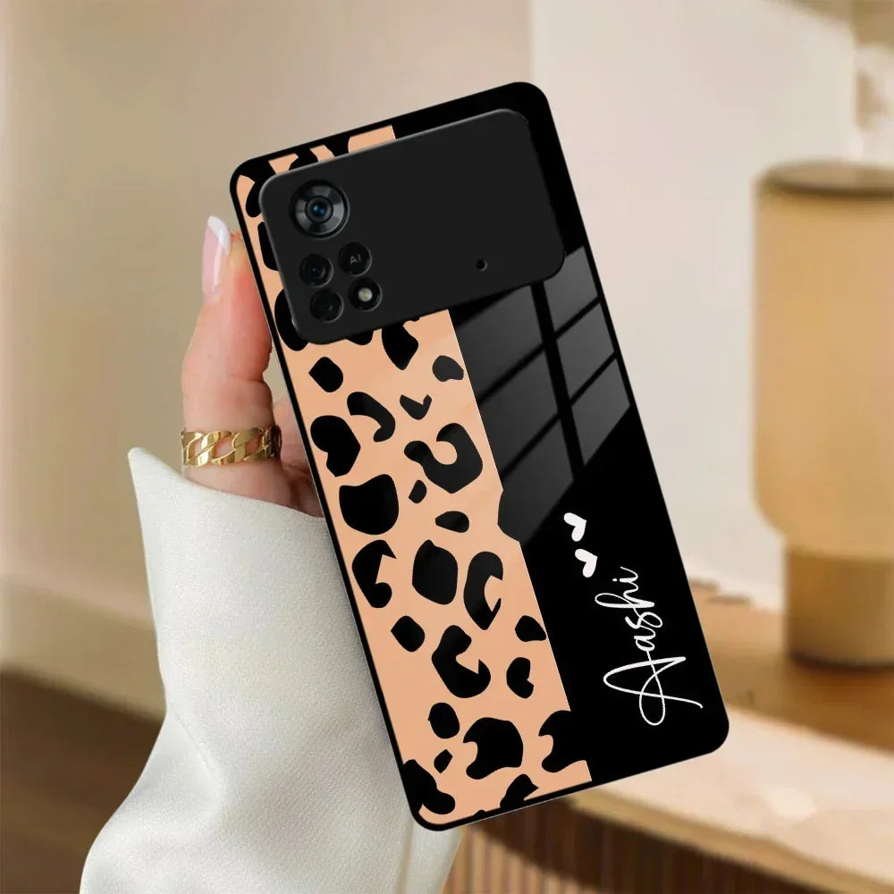 Leopard Glass Case Cover For Poco - ShopOnCliQ