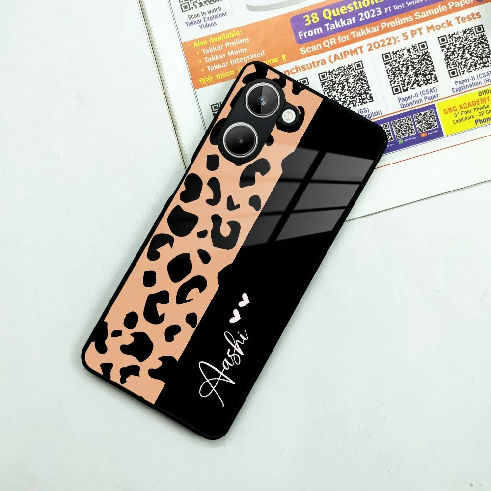 Leopard Glass Case Cover For Realme/Narzo - ShopOnCliQ