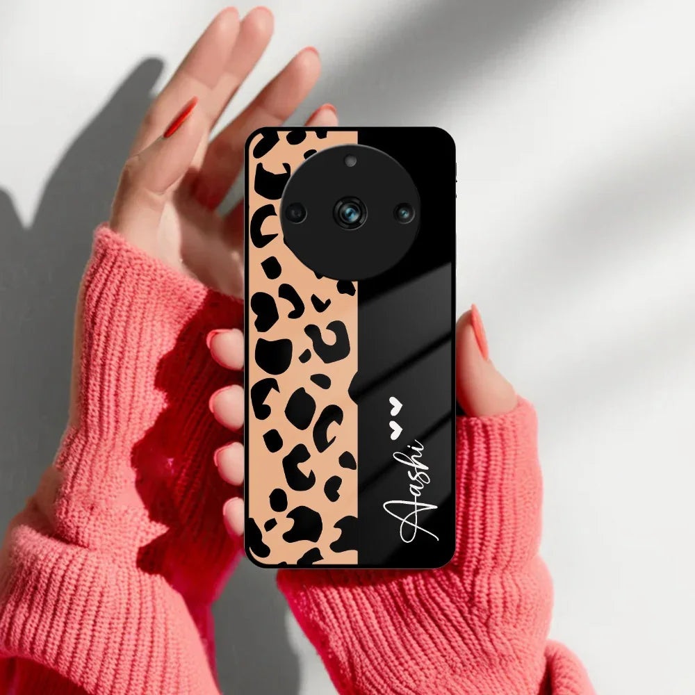 Leopard Glass Case Cover For Realme/Narzo - ShopOnCliQ