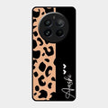 Leopard Glass Case Cover For Realme 12 Pro 5G