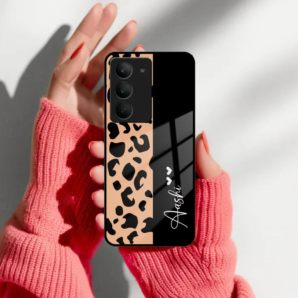 Leopard Glass Case Cover For Realme/Narzo - ShopOnCliQ
