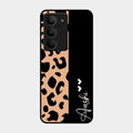 Leopard Glass Case Cover For Realme 14X 5G