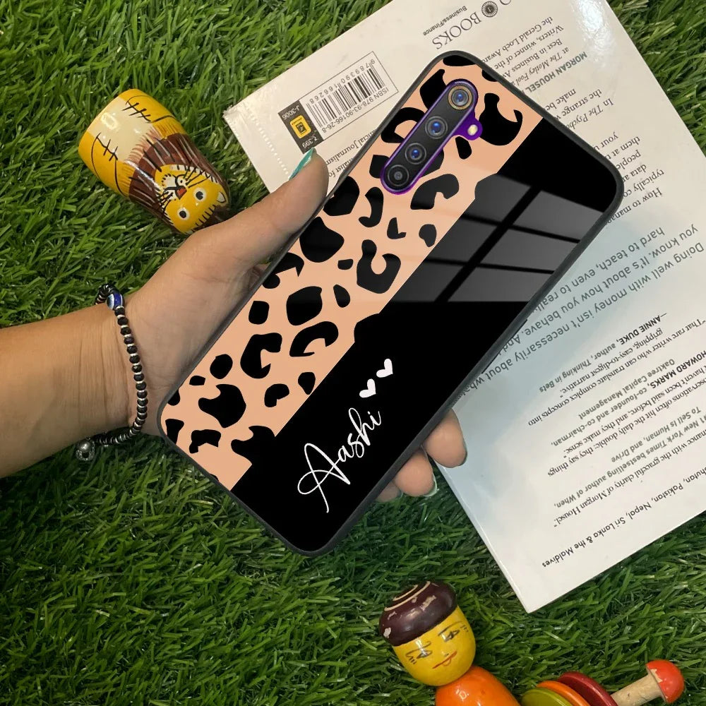 Leopard Glass Case Cover For Realme/Narzo - ShopOnCliQ