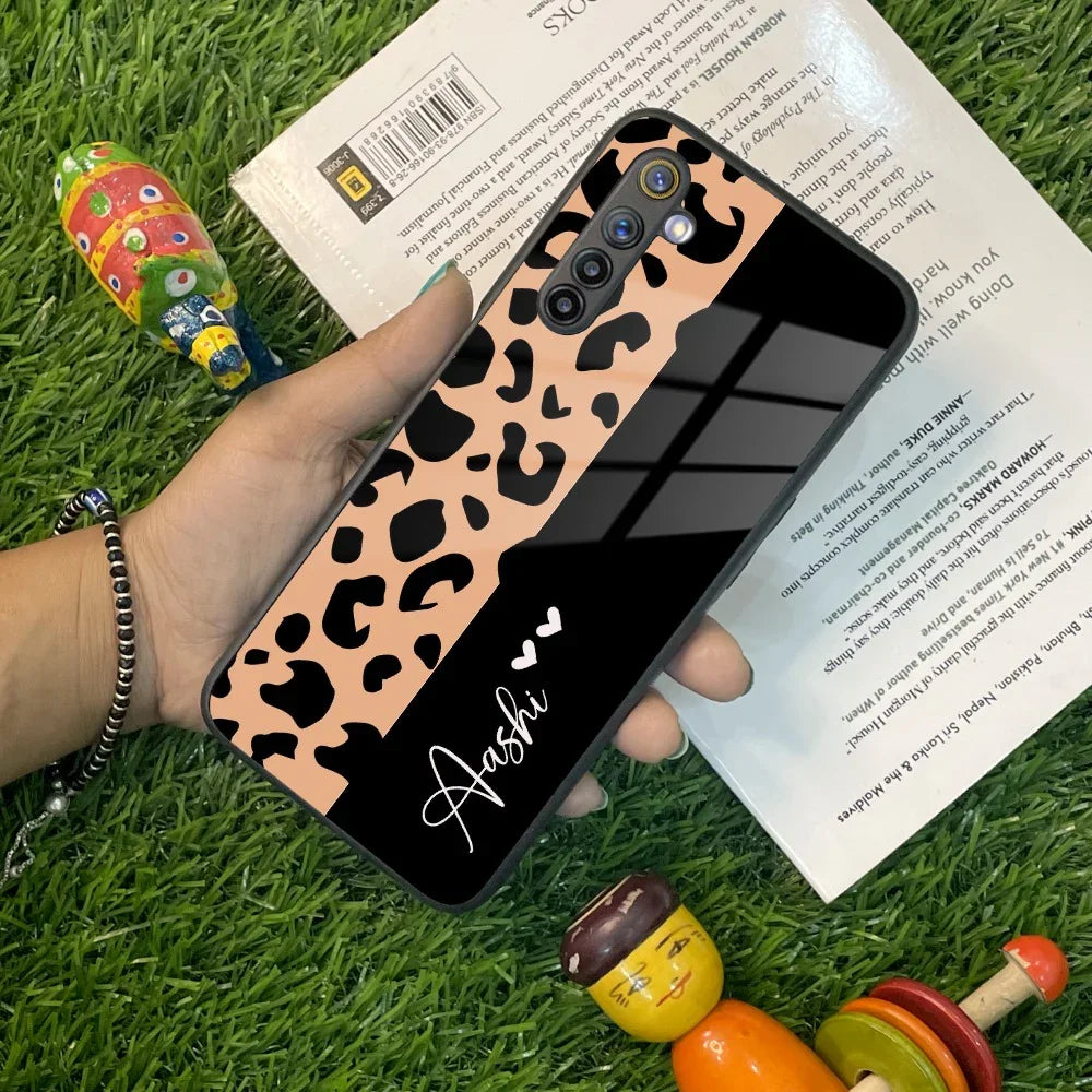 Leopard Glass Case Cover For Realme/Narzo - ShopOnCliQ