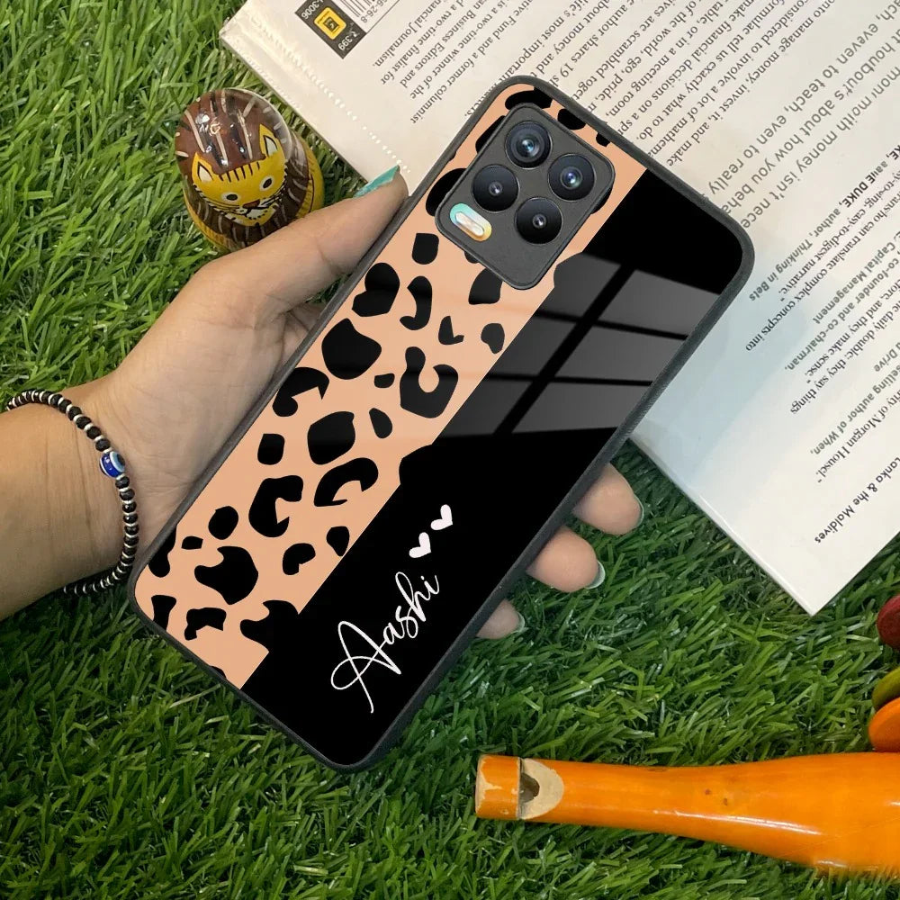 Leopard Glass Case Cover For Realme/Narzo - ShopOnCliQ