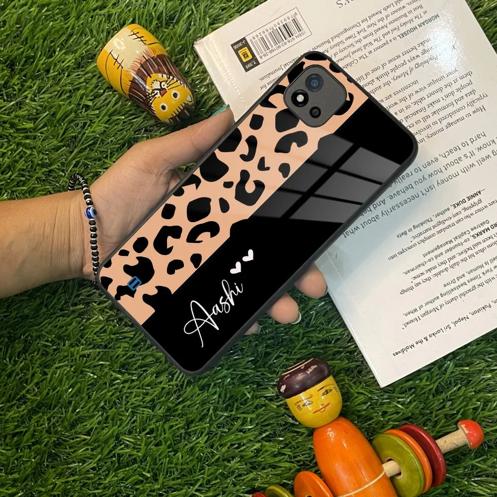 Leopard Glass Case Cover For Realme/Narzo - ShopOnCliQ