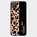 Leopard Glass Case Cover For Realme C21Y