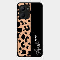 Leopard Glass Case Cover For Realme C33 2023