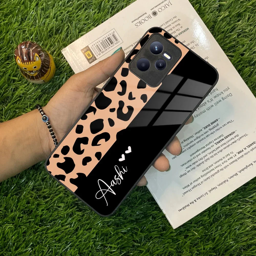 Leopard Glass Case Cover For Realme/Narzo - ShopOnCliQ