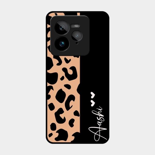 Leopard Glass Case Cover For Realme Gt 7 Pro