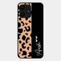 Leopard Glass Case Cover For Redmi 12 5G