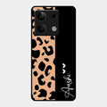 Leopard Glass Case Cover For Redmi Note 13 5G