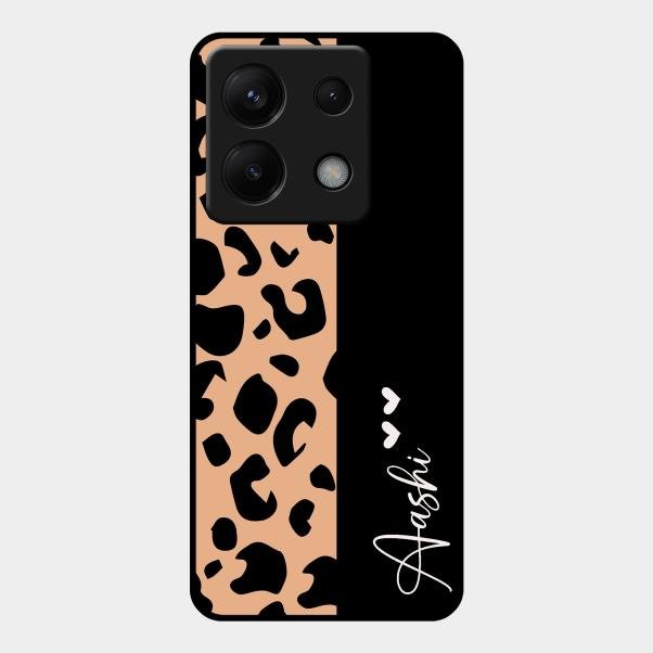 Leopard Glass Case Cover For Redmi Note 13 Pro 5G