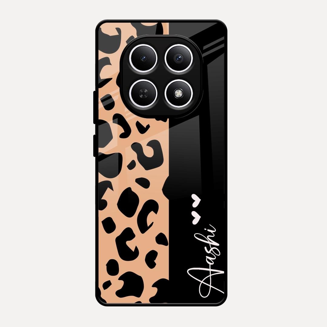 Leopard Glass Case Cover For Redmi Note 15 5G
