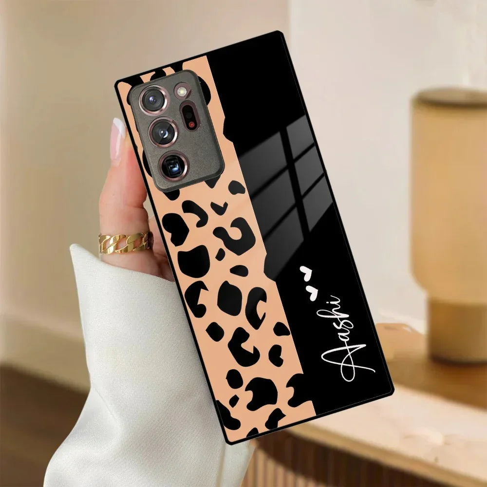 Leopard Glass Case Cover For Samsung - ShopOnCliQ