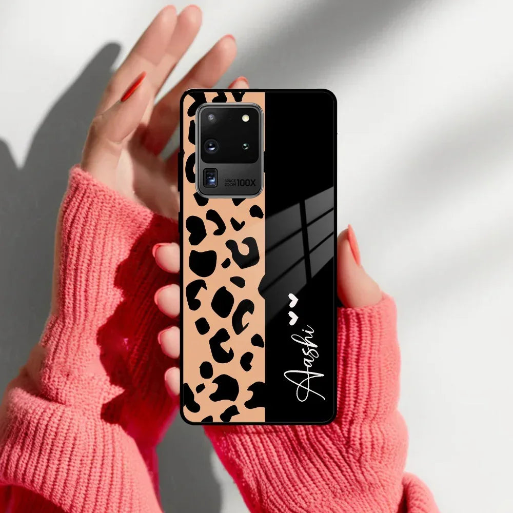 Leopard Glass Case Cover For Samsung - ShopOnCliQ