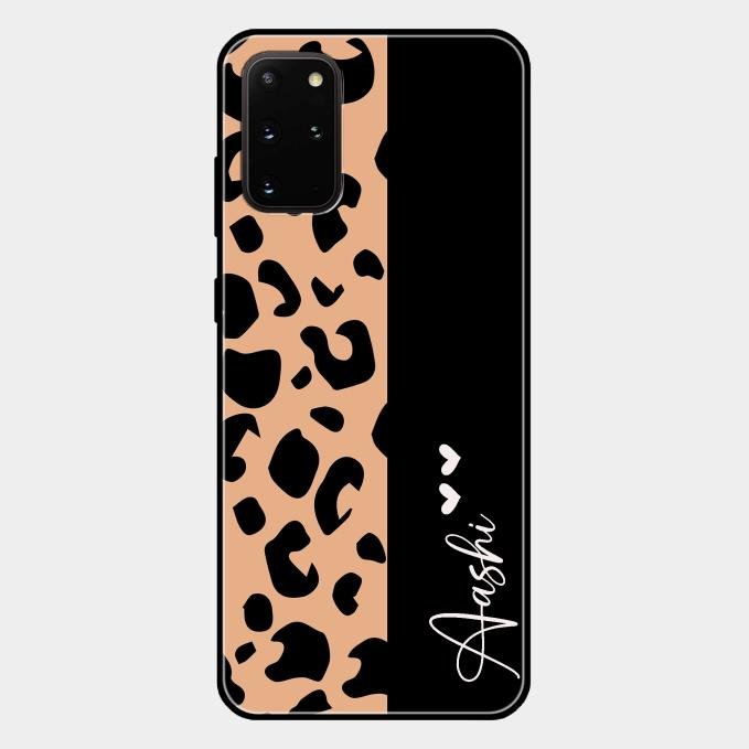 Leopard Glass Case Cover For Samsung Galaxy S20 Plus