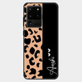 Leopard Glass Case Cover For Samsung Galaxy S20 Ultra