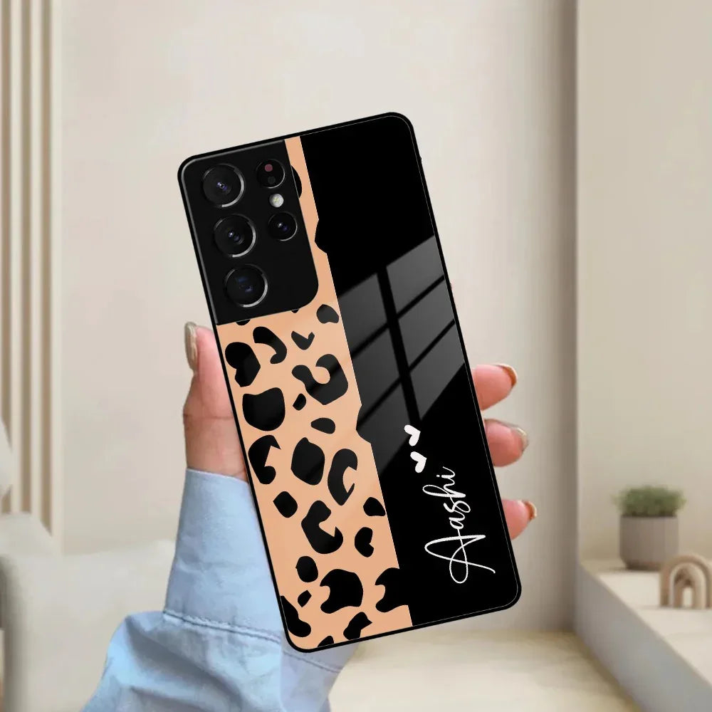 Leopard Glass Case Cover For Samsung - ShopOnCliQ