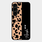 Leopard Glass Case Cover For Samsung Galaxy S23 5G