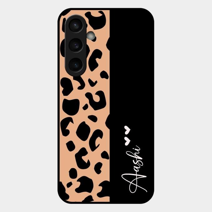 Leopard Glass Case Cover For Samsung Galaxy S23 Fe 5G
