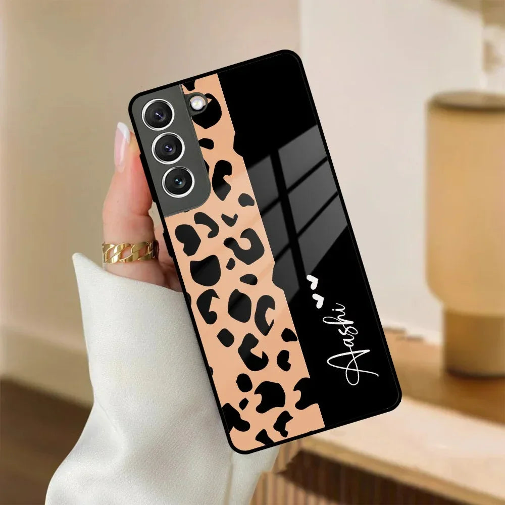 Leopard Glass Case Cover For Samsung - ShopOnCliQ