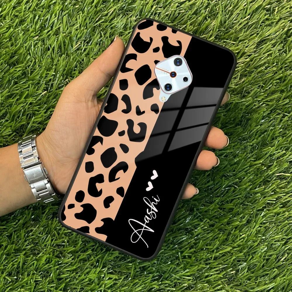 Leopard Glass Case Cover For Vivo - ShopOnCliQ