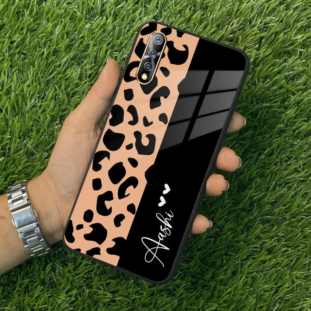 Leopard Glass Case Cover For Vivo - ShopOnCliQ