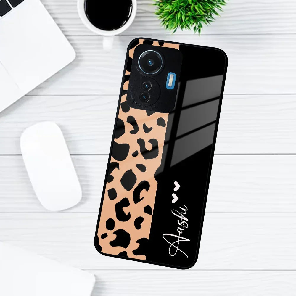 Leopard Glass Case Cover For Vivo - ShopOnCliQ