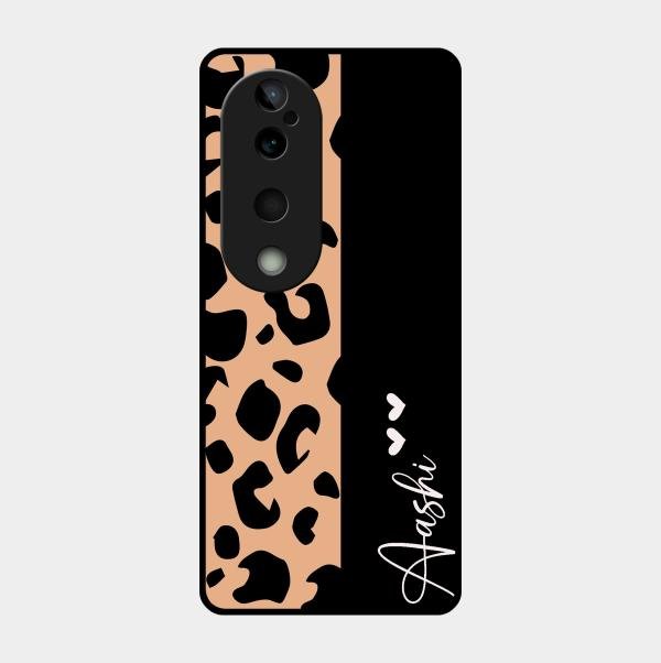 Leopard Glass Case Cover For Vivo T3 Ultra