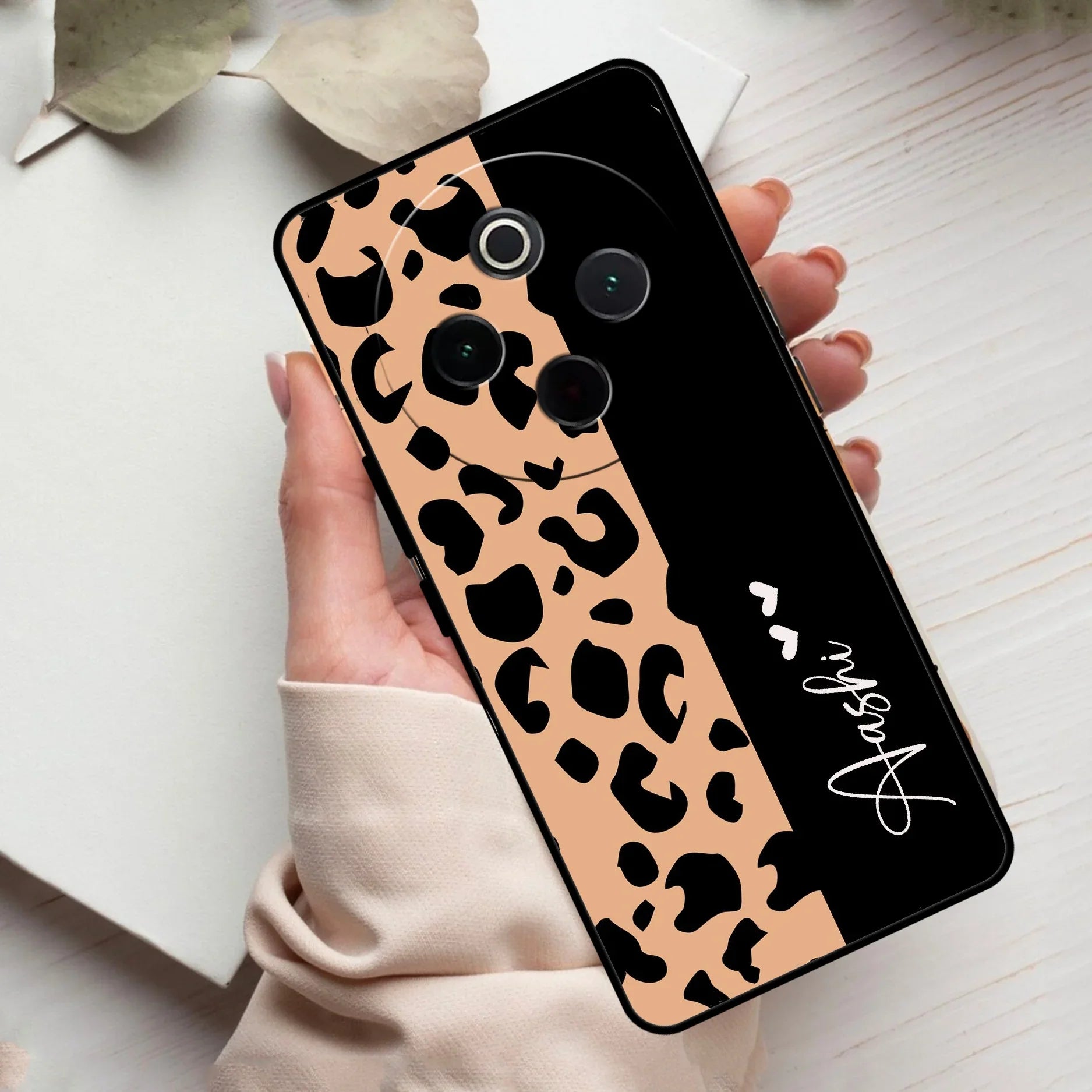 Leopard Glass Case Cover For Vivo - ShopOnCliQ