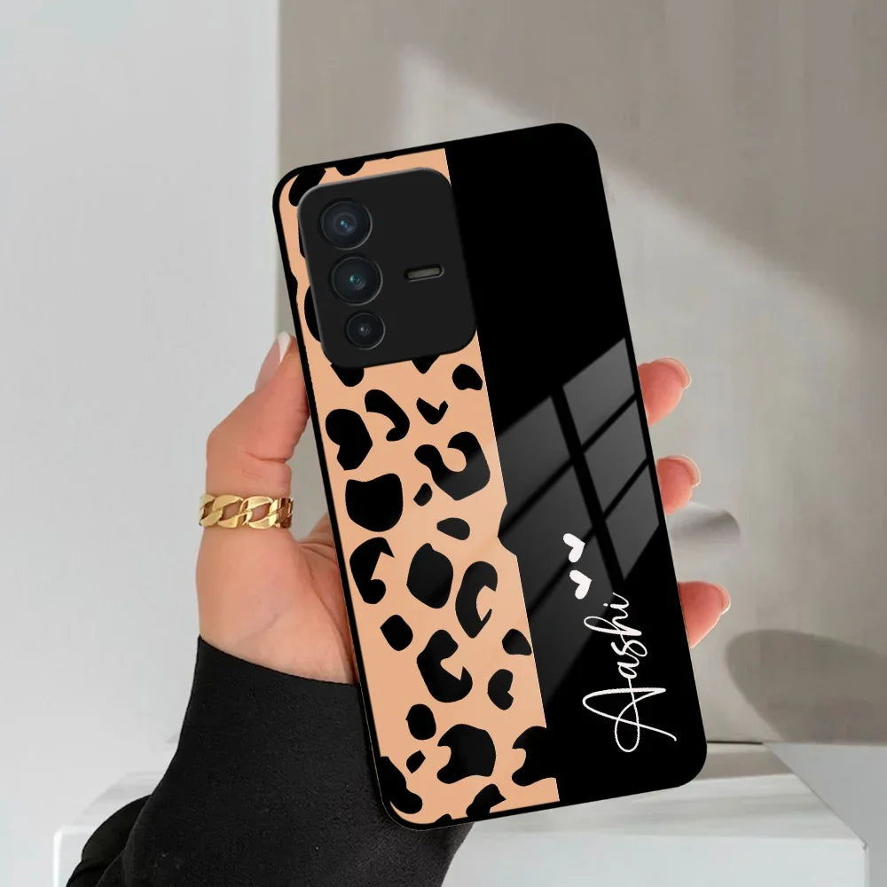 Leopard Glass Case Cover For Vivo - ShopOnCliQ