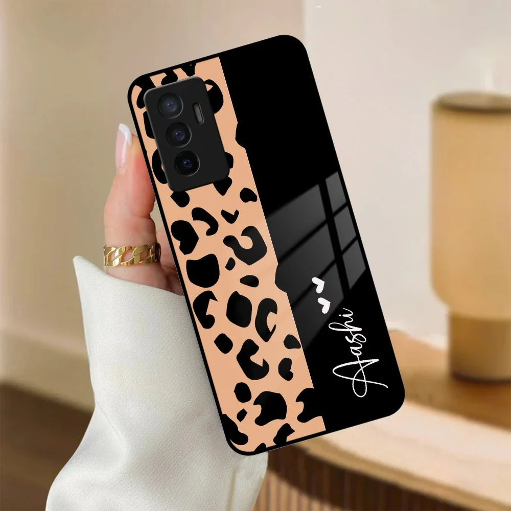 Leopard Glass Case Cover For Vivo - ShopOnCliQ