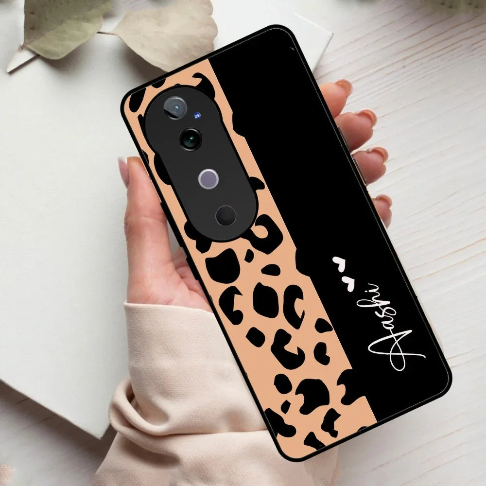 Leopard Glass Case Cover For Vivo - ShopOnCliQ