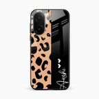 Leopard Glass Case Cover For Vivo V60e 5G