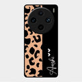 Leopard Glass Case Cover For Vivo X100 Pro 5G