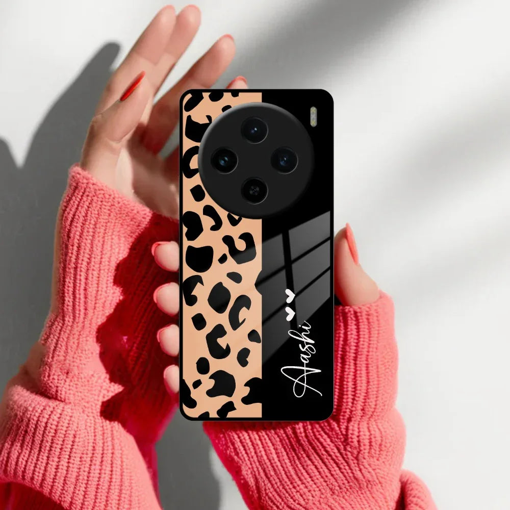 Leopard Glass Case Cover For Vivo - ShopOnCliQ