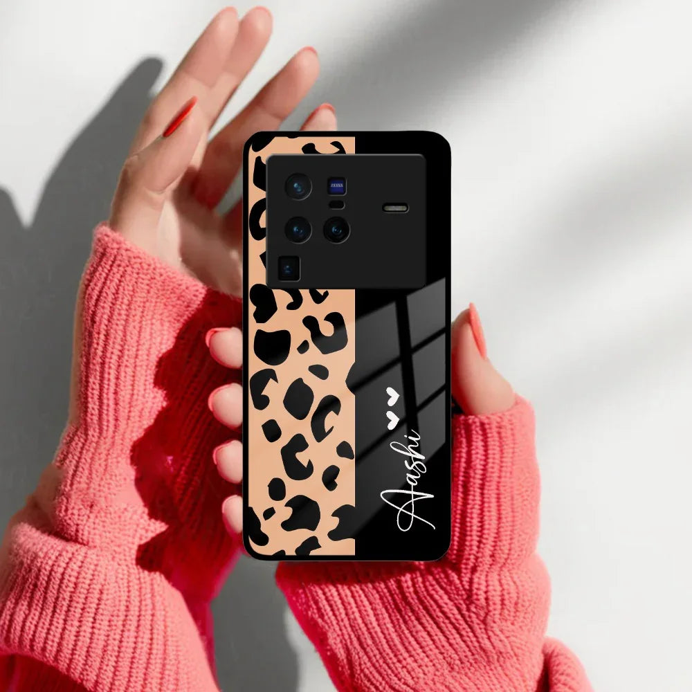 Leopard Glass Case Cover For Vivo - ShopOnCliQ