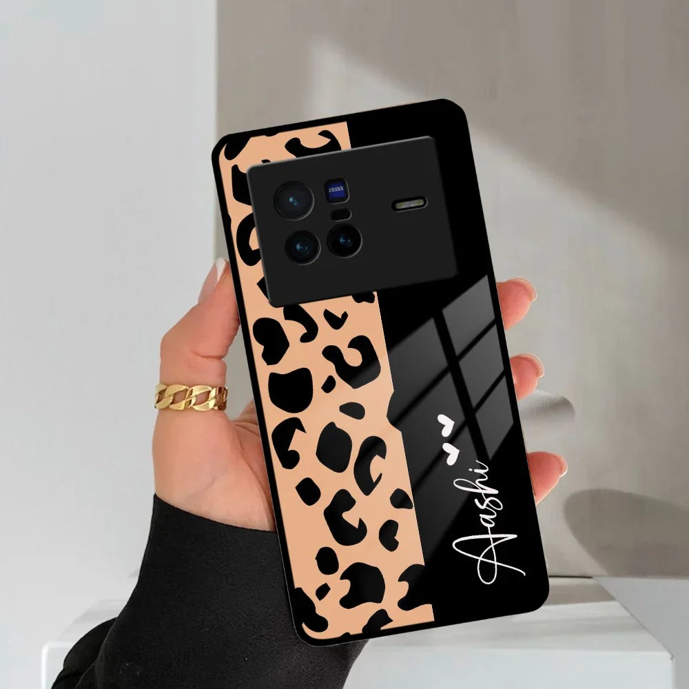 Leopard Glass Case Cover For Vivo - ShopOnCliQ