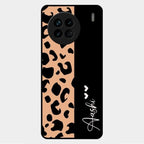 Leopard Glass Case Cover For Vivo X90 5G