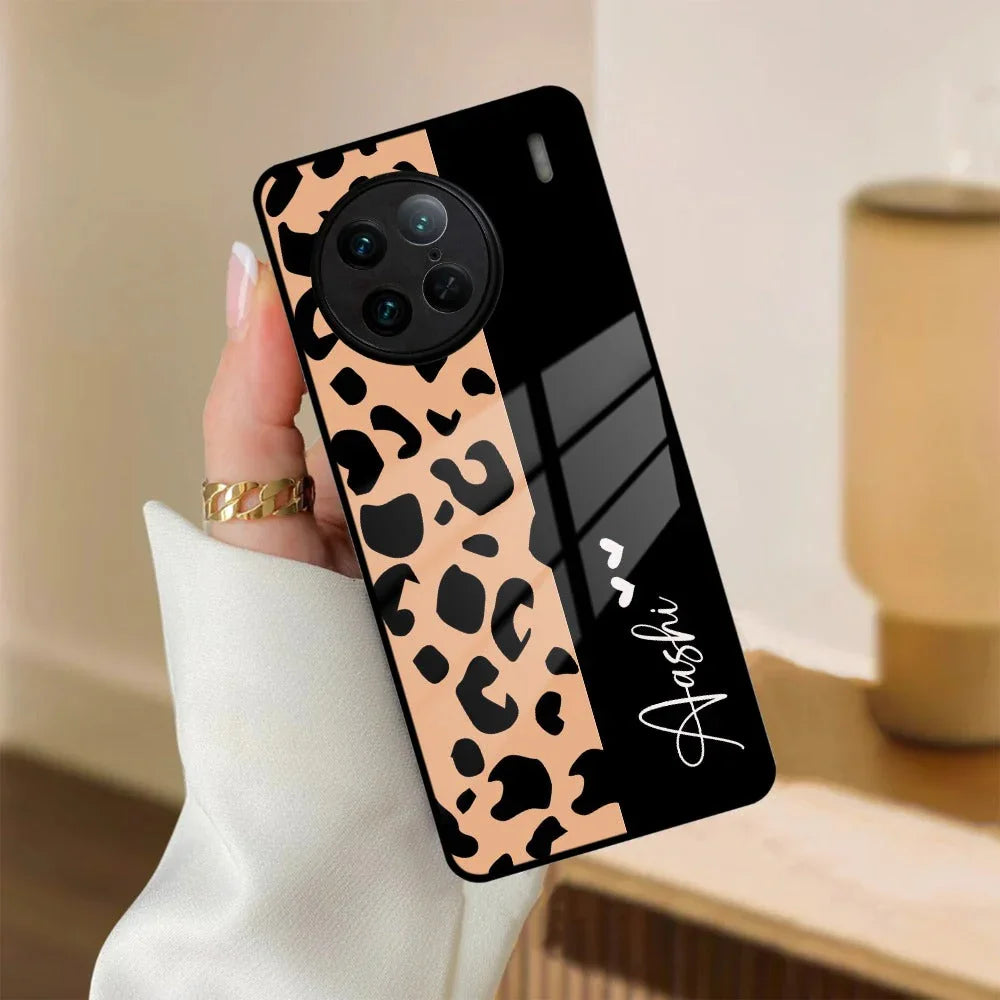Leopard Glass Case Cover For Vivo - ShopOnCliQ