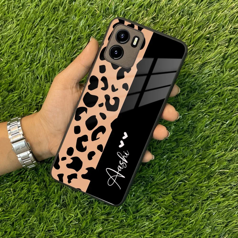 Leopard Glass Case Cover For Vivo - ShopOnCliQ