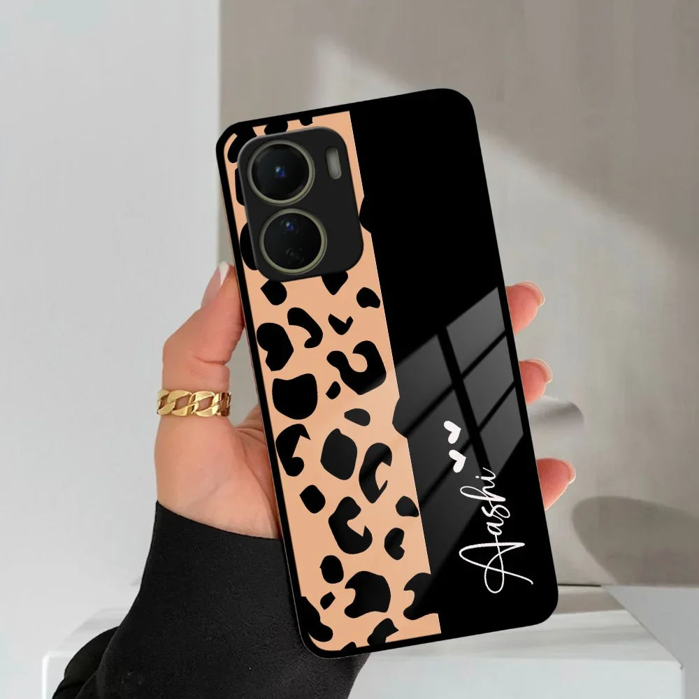 Leopard Glass Case Cover For Vivo - ShopOnCliQ