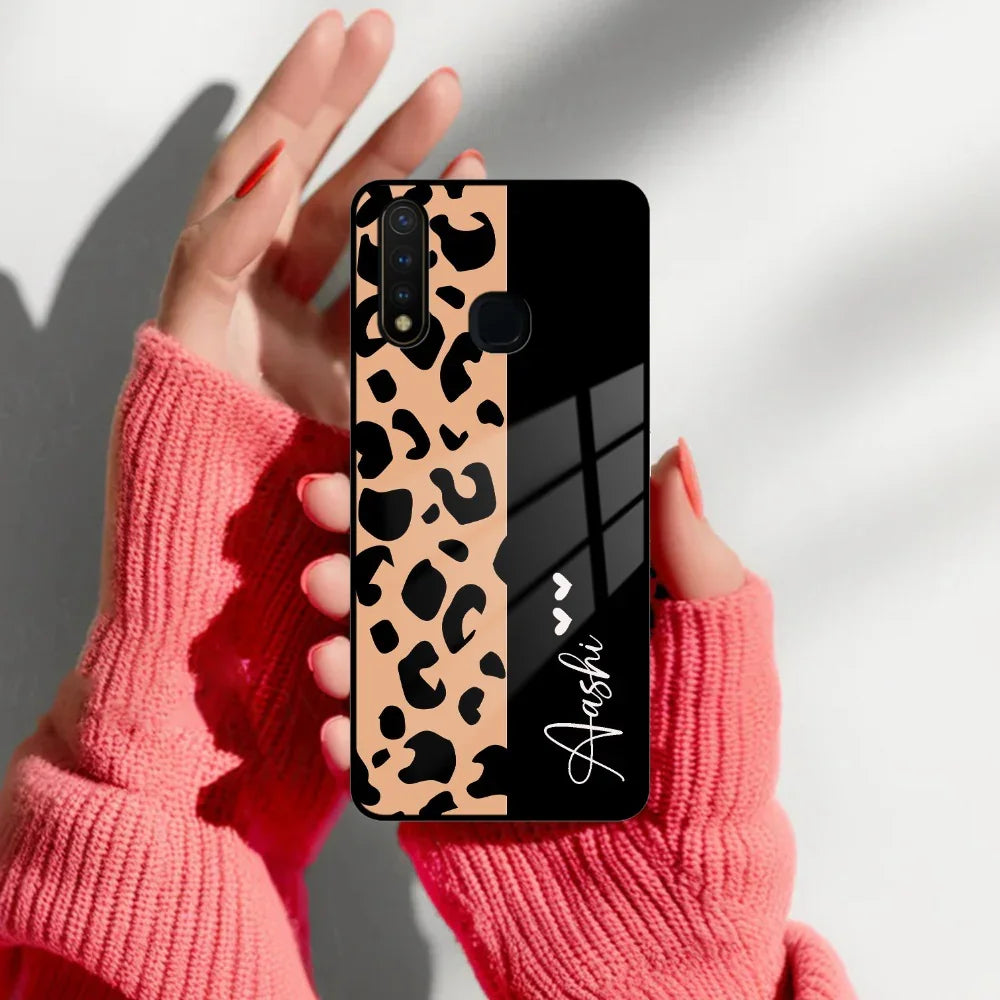 Leopard Glass Case Cover For Vivo - ShopOnCliQ
