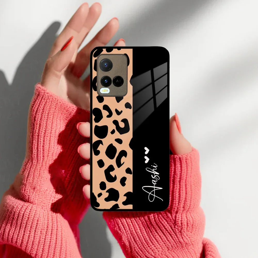 Leopard Glass Case Cover For Vivo - ShopOnCliQ