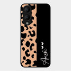 Leopard Glass Case Cover For Vivo Y28 5G